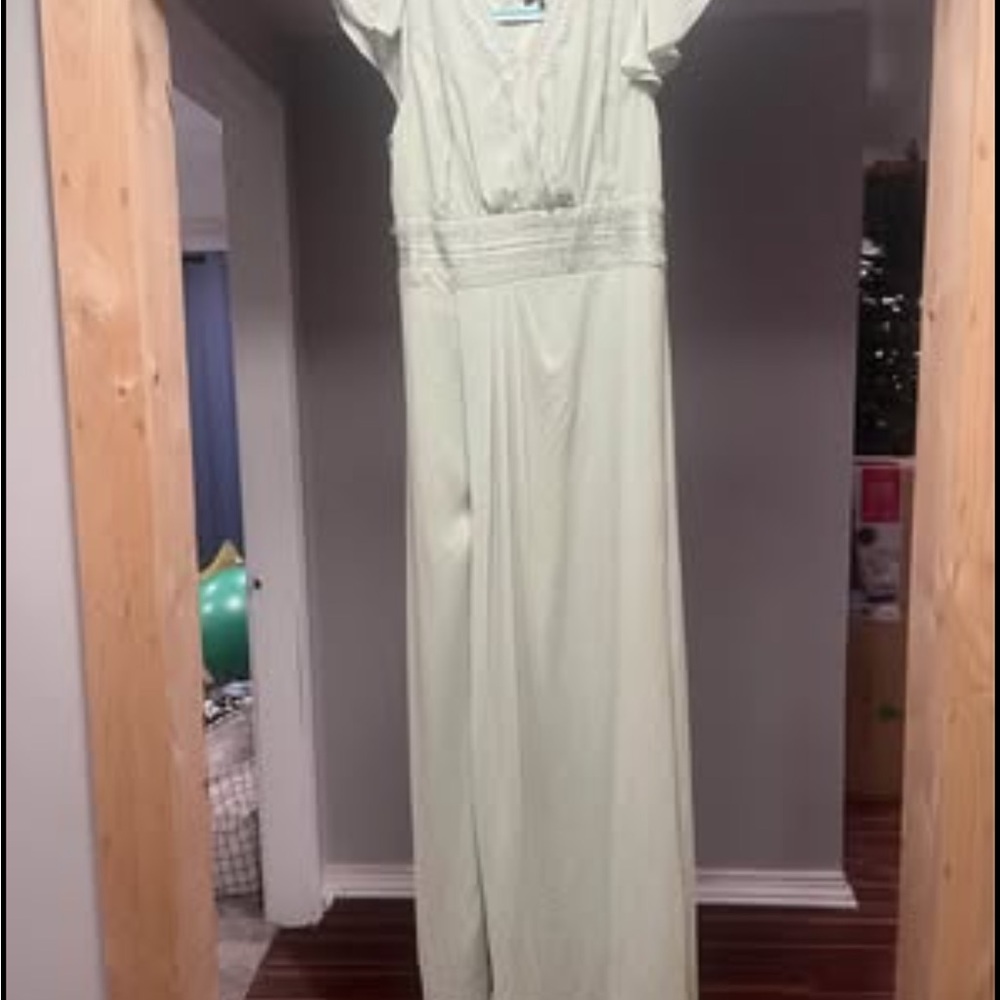 TFNC Light Green Dress